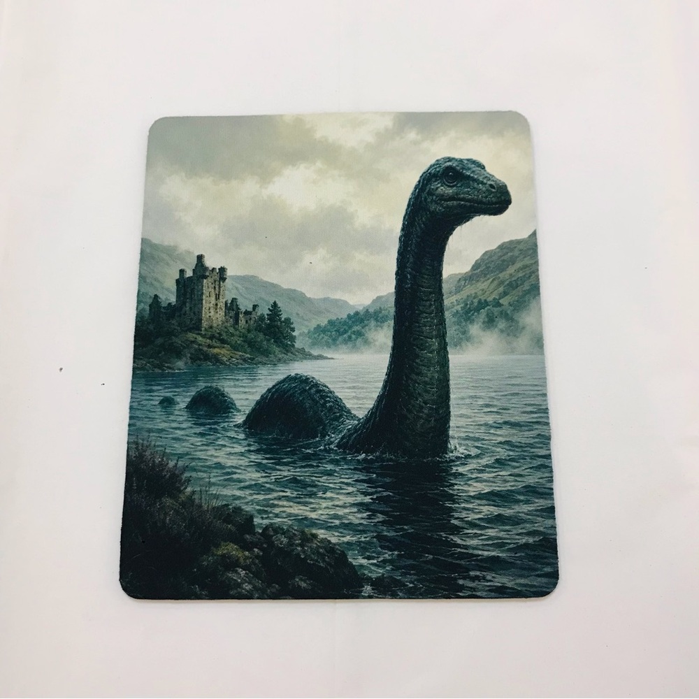 Loch Ness Monster Cryptid Creature Computer Mousepad